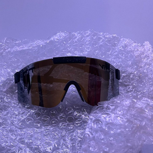 Pit Viper sunglasses new, black polarized wraparound style