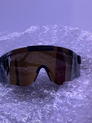 Pit Viper sunglasses new, black polarized wraparound style