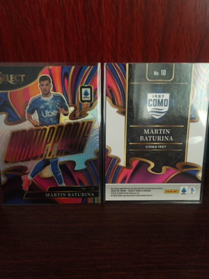 Martin Baturina Unstoppable Panini Select cards, like new x2