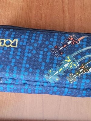 Polo pencil case with used markers like new