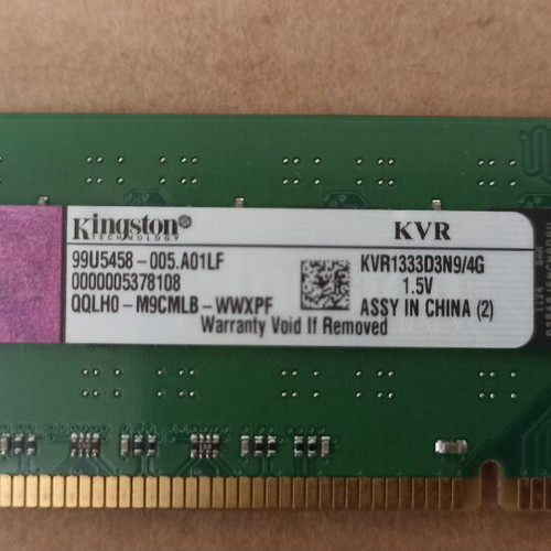 Kingston ValueRAM KVR1333D3N9/4 4GB DDR3 1333MHz μνήμη RAM