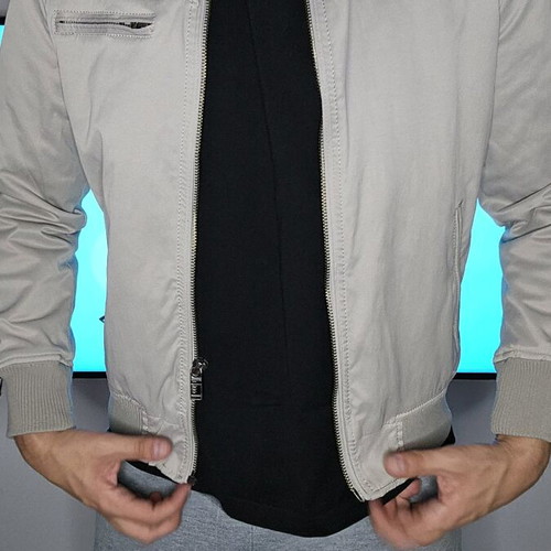 Zara thin jacket size M like new, gray
