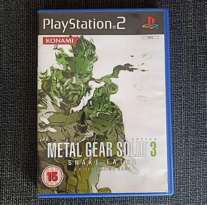PS2 METAL GEAR SOLID 3 SNAKE EATER