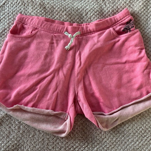 Zara shorts pink like new with drawstring and pockets