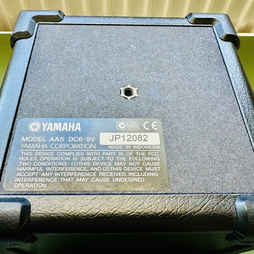 Yamaha AA5 Stereo Monitor Amplifier used, portable with power adapter