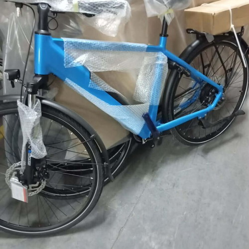 Hawk E-Trekking Gent electric bike new, blue, Bafang motor