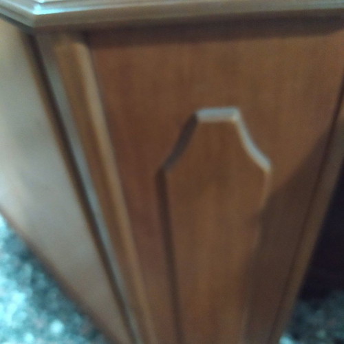 Corner cabinet used, 2-door storage unit with large capacity