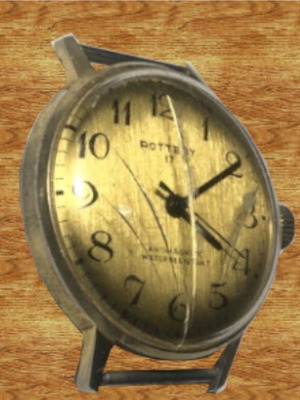 Rotary 17 vintage mechanical wristwatch used, men's