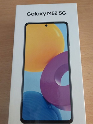 Samsung Galaxy M52 5G smartphone like new, 128GB, blue