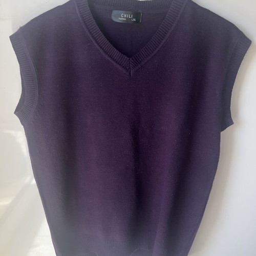 Men's Chili Fashion sleeveless vest like new, purple, size L/XL
