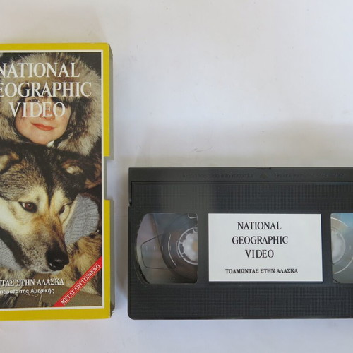 National Geographic VHS Video Daring in Alaska 1992 dubbed new