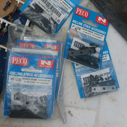 Modeling materials pack for trains