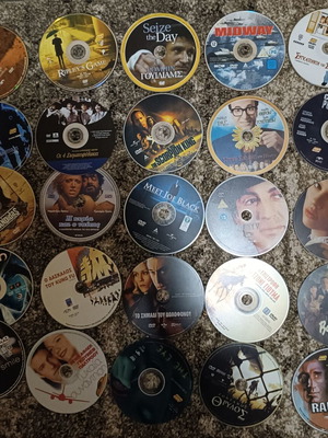 Ταινίες DVD μεταχειρισμένες, πακέτο 25 τεμαχίων, μεταγλωττισμένες