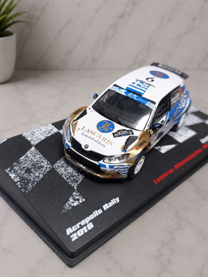 Škoda Fabia R5 Acropolis Rally 2016 1:43 scale like new