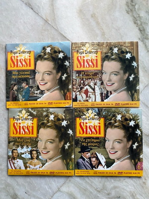 DVD Princess Sissi 4 pcs like new with subtitles