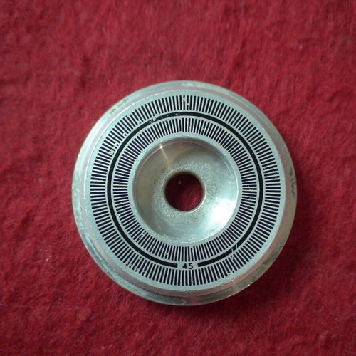 Thorens 45 RPM Strobe Adapter used for vinyl records