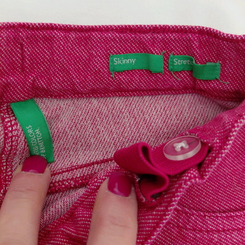 Benetton leggings like new, pink, for 6 years old