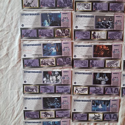 Batman collectible cards like new, pack of 22 pieces