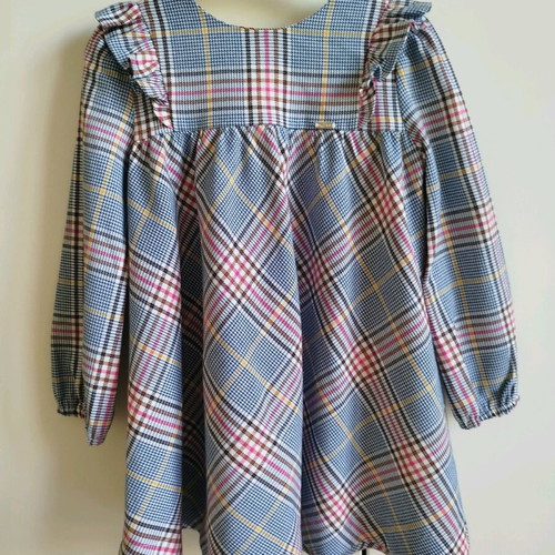 Mayoral baby checked dress for 24 months like new
