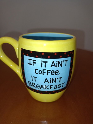 Large coffee mug used