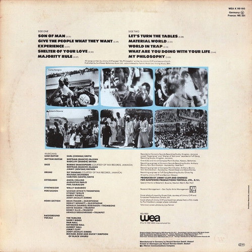 Jimmy Cliff Give The People What They Want vinyl record used