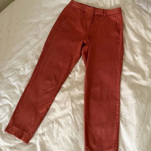 Marks&Spencer office pants used, terracotta color, size UK 8