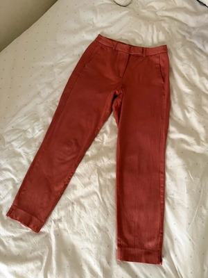 Marks&Spencer παντελόνι γραφείου μεταχειρισμένο, terracotta, μέγεθος UK 8