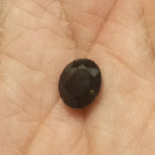 Oval Green Tourmaline Mineral 2.19 ct unhealed