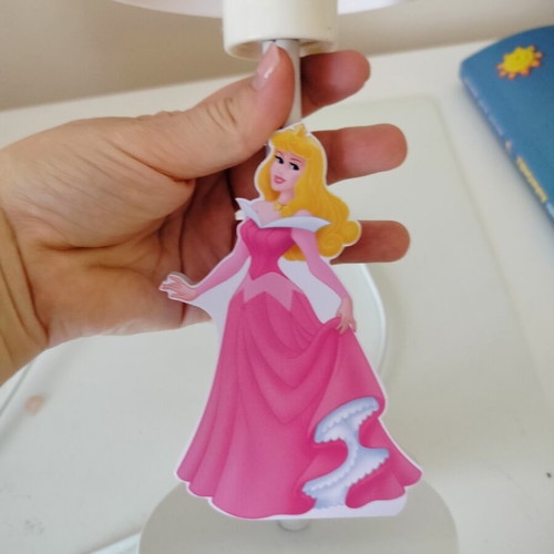 Philips Disney Princesses Table Lamp like new, pink