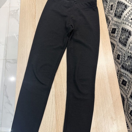Black leggings one size