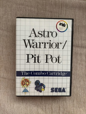Astro Warrior & Pit Pot Sega Master System παιχνίδι, πλήρες