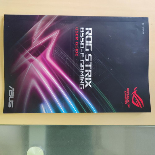 ASUS ROG Strix B550-F Gaming motherboard used, non-functional for repair or parts