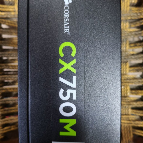 Corsair CX750M 750W 80 Plus Bronze power supply semi modular like new