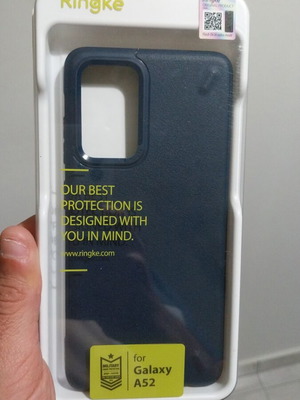 Ringke Onyx case for Samsung A52 and A52s like new, navy blue