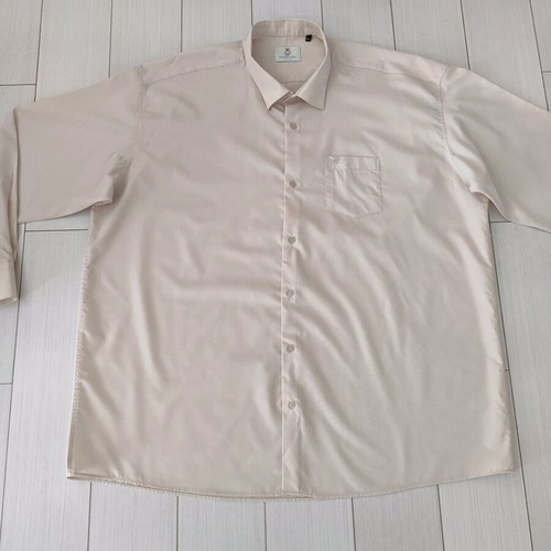 Vintage Giovanni Lucci men's shirt 6XL like new, beige