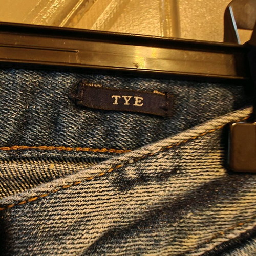 Scotch and Soda slim fit jeans blue like new with fades and rips