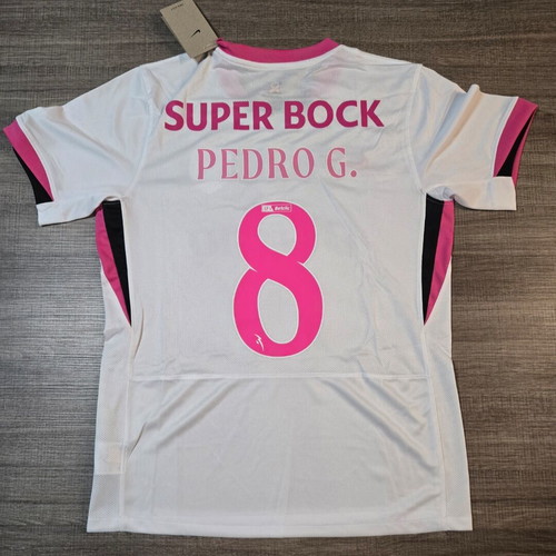 Sporting Away 2025/26 Jersey Official Replica New Size M with Name Pedro G. no.8