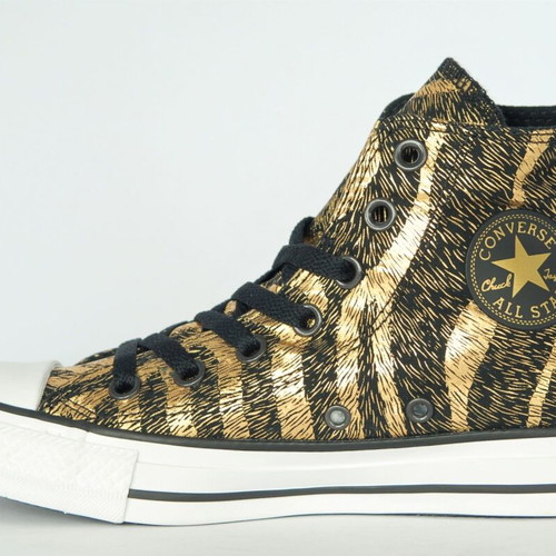 Converse CT Hi new black and gold sports shoes