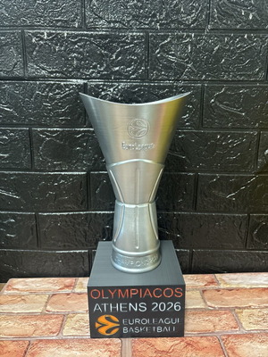 Κύπελλο Euroleague καινούργιο, 32 εκατοστά, βαμμένο με σπρέι με βάση
