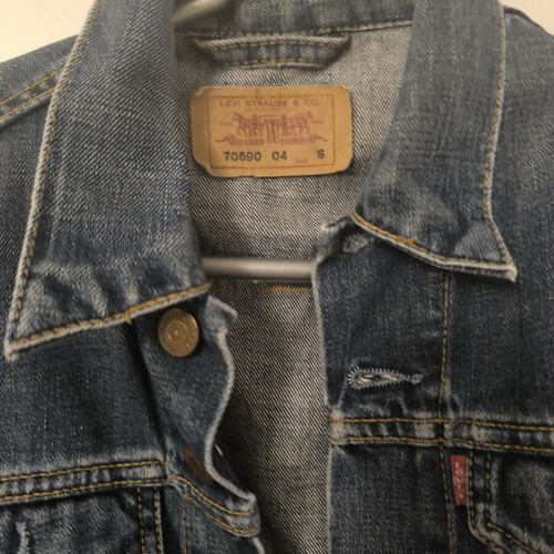 Levi's denim jacket, classic women's medium blue