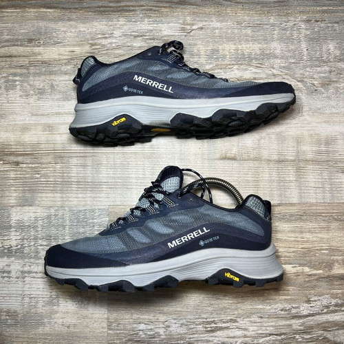 Merrell Moab Speed Gore-Tex Women's Hiking Shoes Navy Size 38.5 Like New