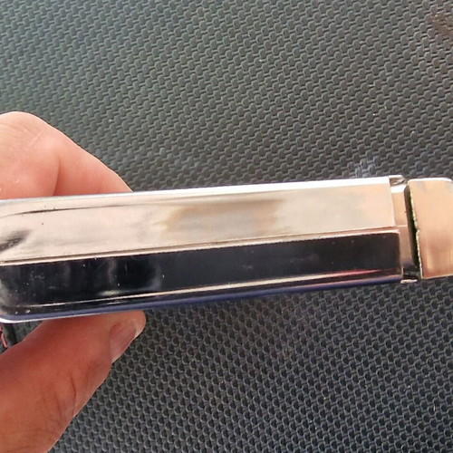 Marlboro collectible metal cigarette case with built-in lighter, like new