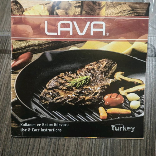 Recipe booklet in Turkish new, Lava