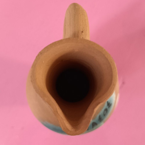 Decorative ceramic vase used, old from Agiasos Lesvos