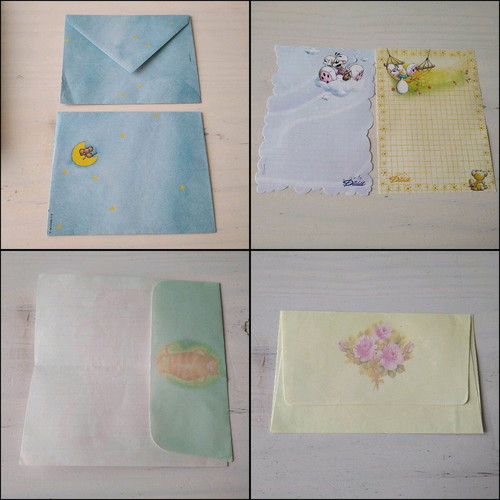 Vintage stationery collection pack used