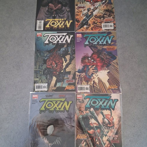 Toxin: Son of Carnage Complete Set 1-6 Marvel Comics like new