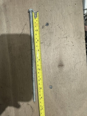 Screw with Hexagonal Head 24 cm New