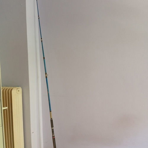Pelagic fishing rod used, 10' length, 8–15 kg power, fibreglass