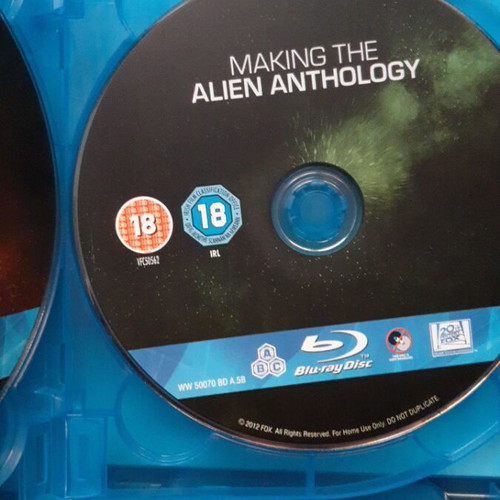 Prometheus to Alien The Evolution Blu-ray set limited edition, like new