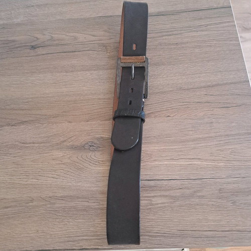 La Martina men's leather belt